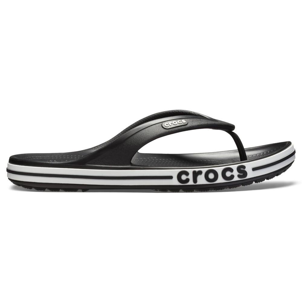 Chinelo crocs bayaband flip black/white - 1