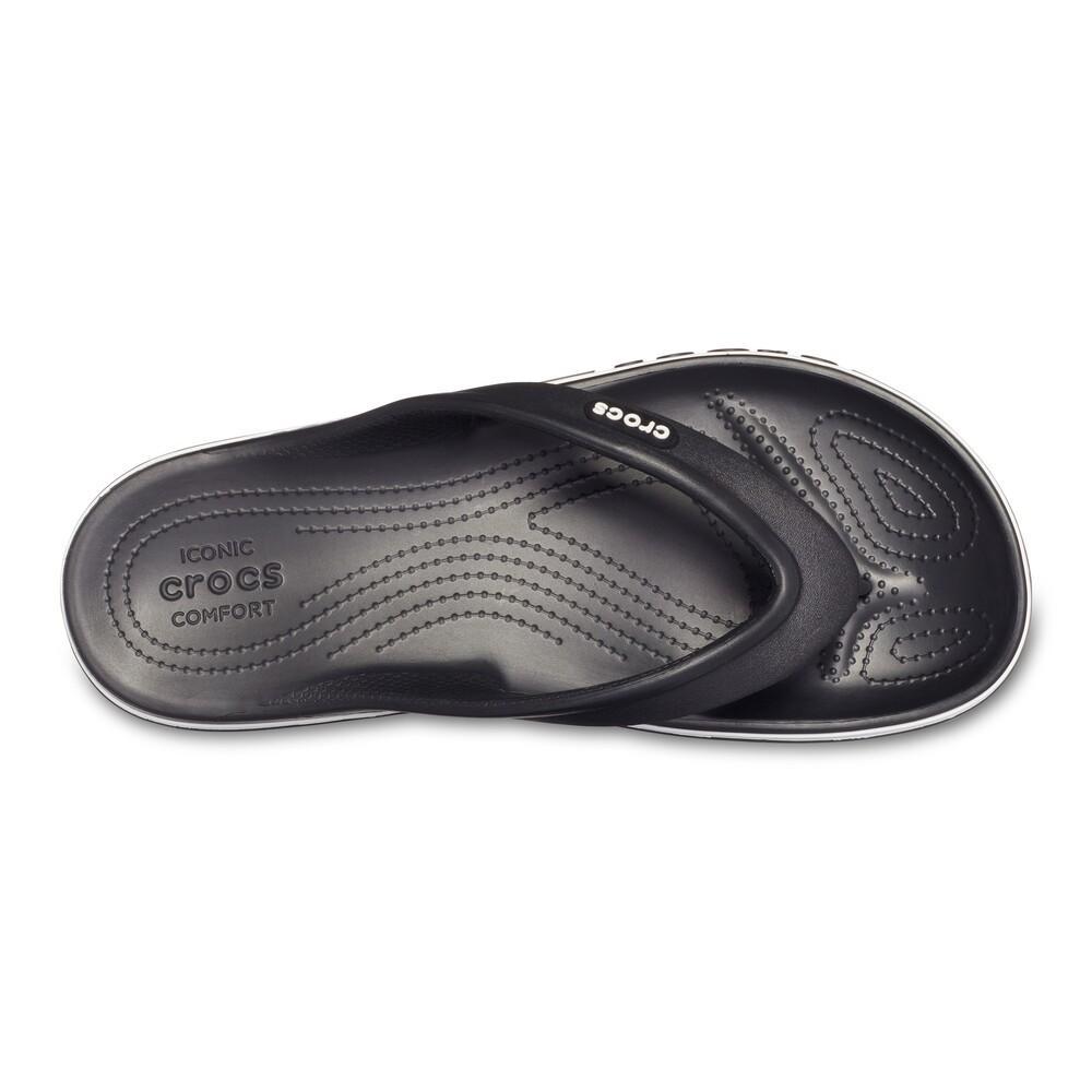 Chinelo crocs bayaband flip black/white - 4