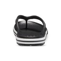 Chinelo crocs bayaband flip black/white - 7
