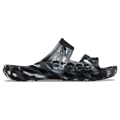 Sandália crocs baya marbled sandal  black/multi