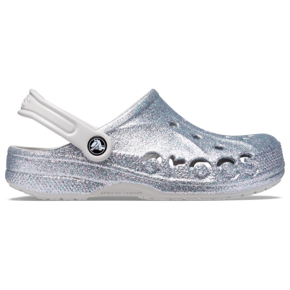 Sandália baya glitter clog silver glitter - 1