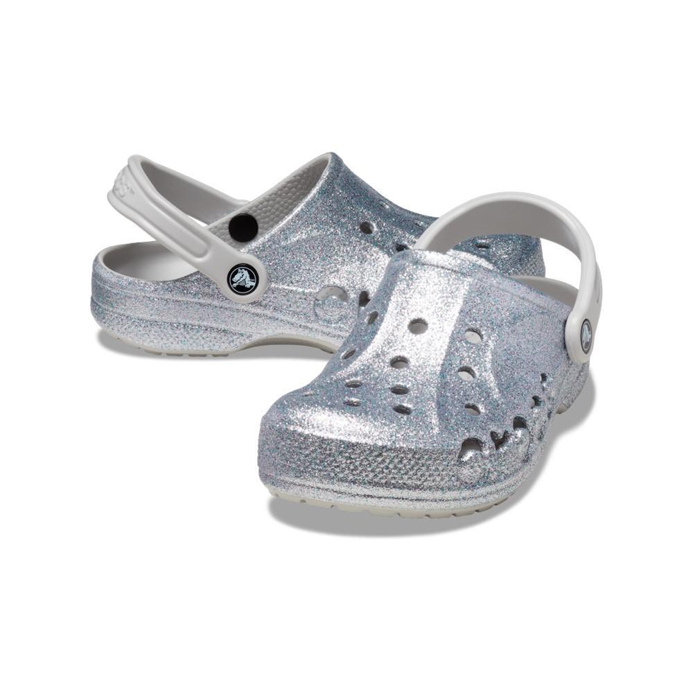 Sandália baya glitter clog silver glitter - 4