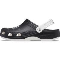 Sandália crocs classic brooklyn nets clog white/black - 3