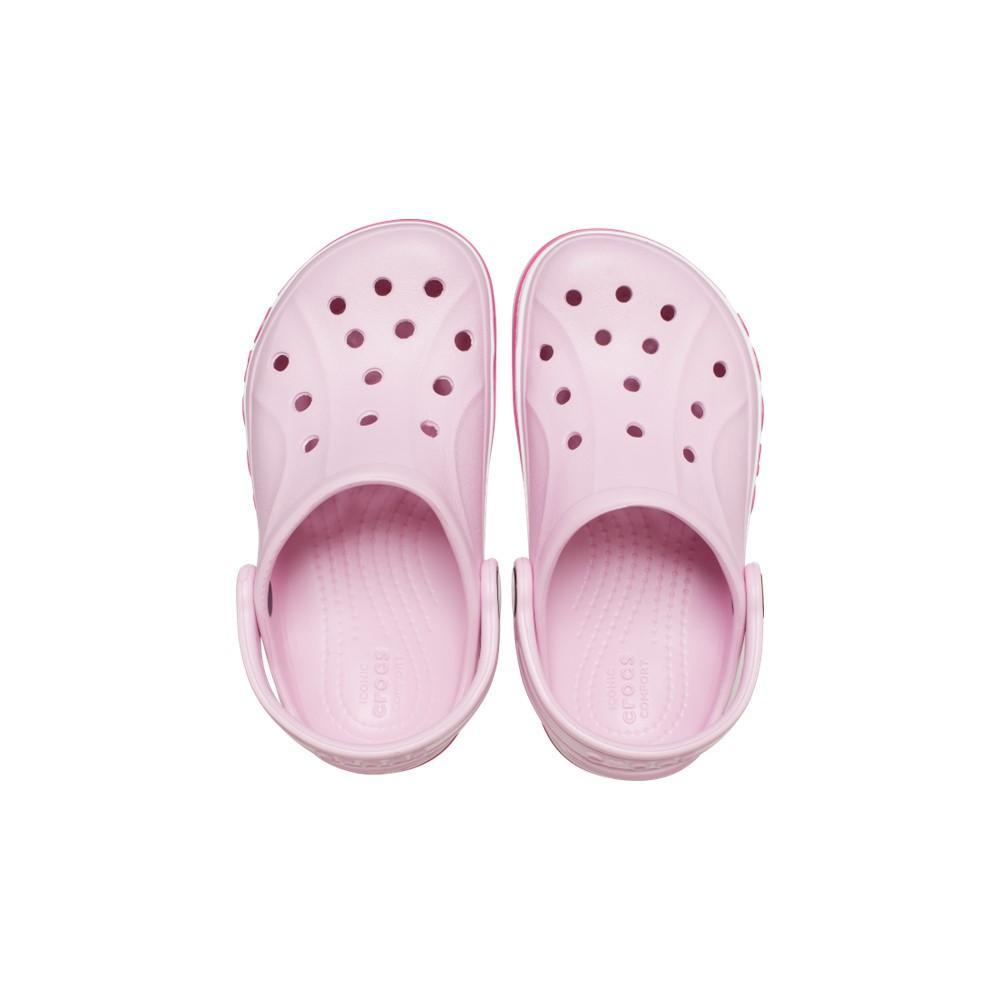 Sandália crocs bayaband clog t ballerina pink/candy pink - 3