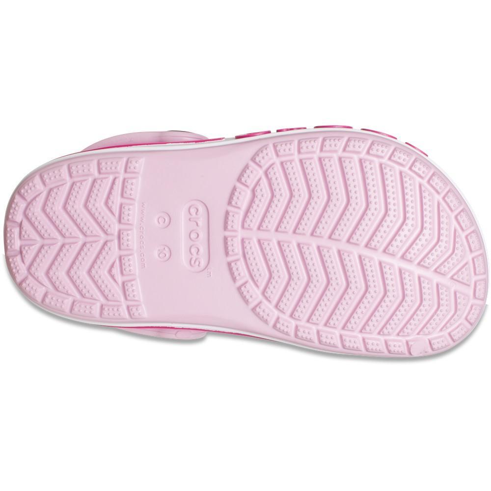 Sandália crocs bayaband clog t ballerina pink/candy pink - 6