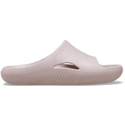 Chinelo crocs mellow slide pink clay