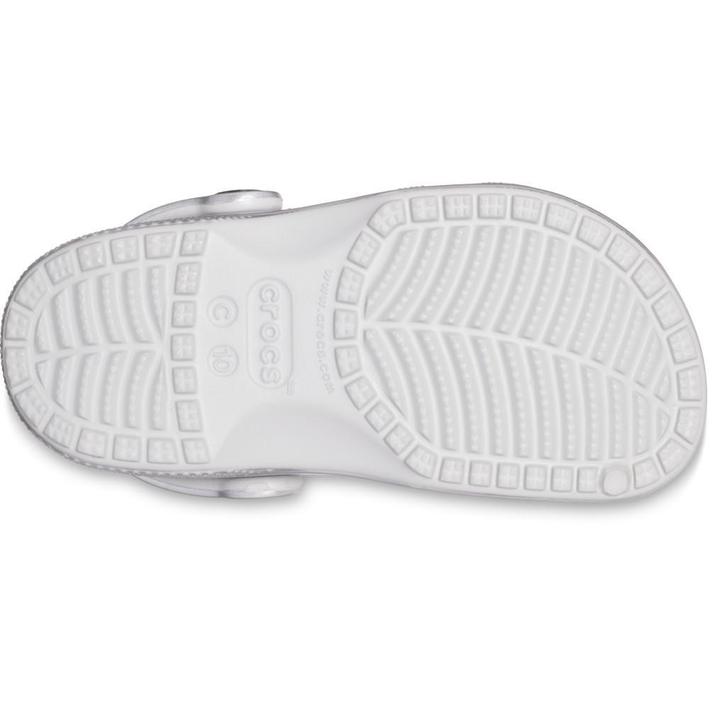 Sandália crocs classic metallic cg t silver metallic - 6
