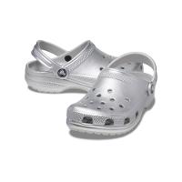 Sandália crocs classic metallic cg t silver metallic
