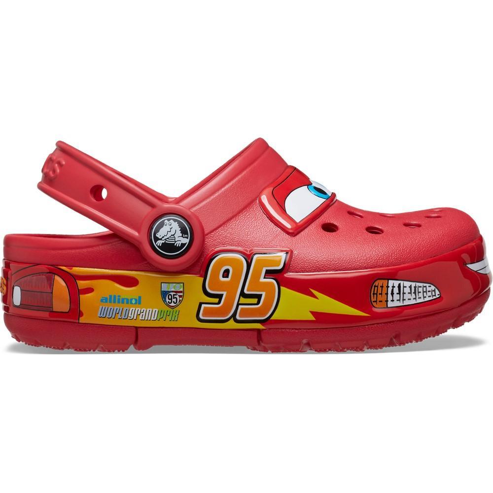 Sandálias crocs crocband cars clog t red - 1