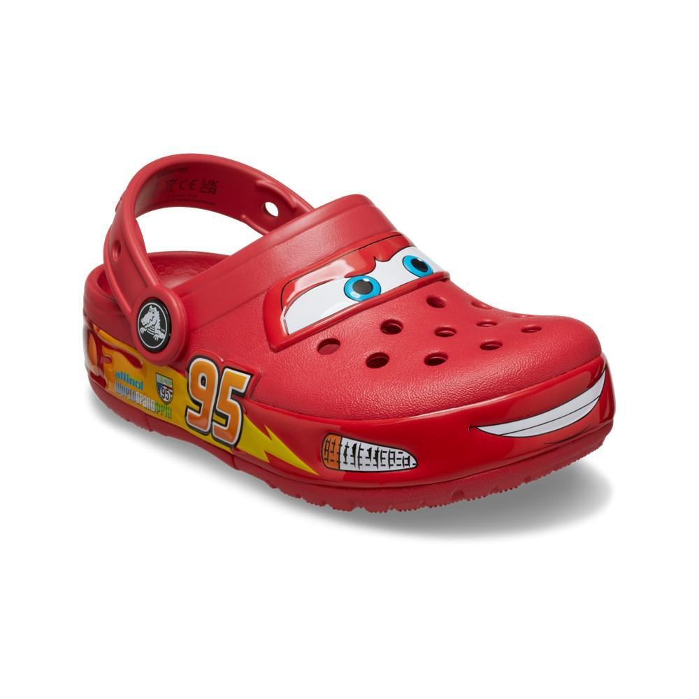 Sandálias crocs crocband cars clog t red - 2