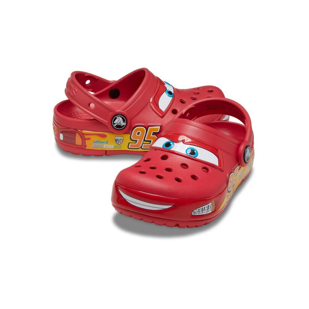 Sandálias crocs crocband cars clog t red - 4