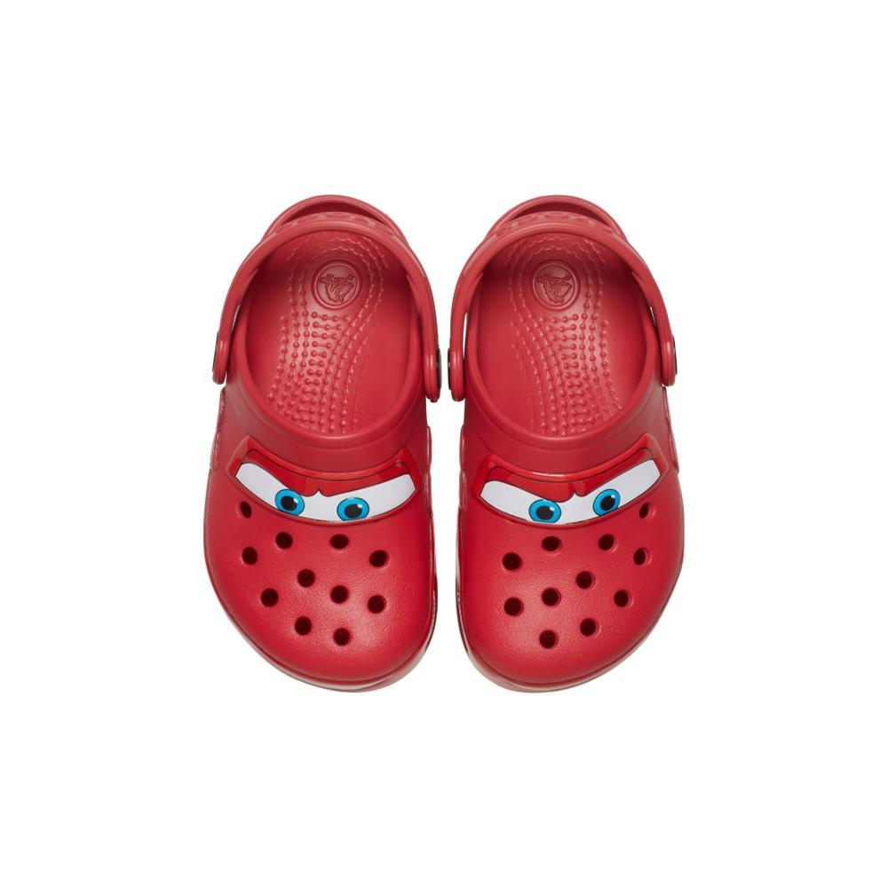 Sandálias crocs crocband cars clog t red - 5