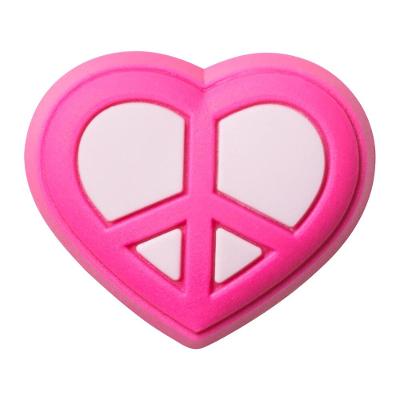 Jibbitz™ sinal de paz coração unico
