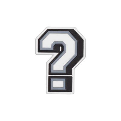 Jibbitz charm ponto de interrogação unico