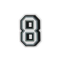 Jibbitz charm numero 8 unico - 1