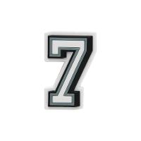 Jibbitz charm numero 7 unico - 1