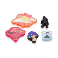 Jibbitz™ fora da casinha pack com 5 unidades unico unico - 1