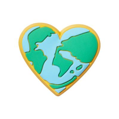 Jibbitz™ coração da terra unico