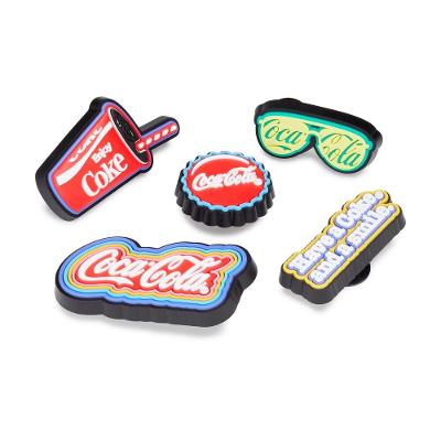 Jibbitz™ coca-cola pack com 5 unidades unico