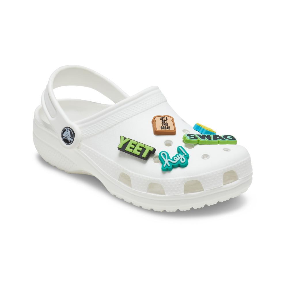 Jibbitz charm frases 5 pack unico - 3