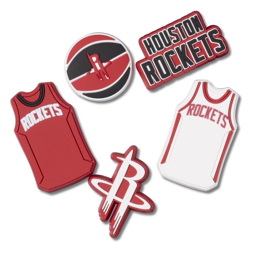 Jibbitz™ nba houston rockets pack com 5 unidades unico - 1