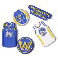 Jibbitz™ nba golden state warriors pack 5 unico - 1