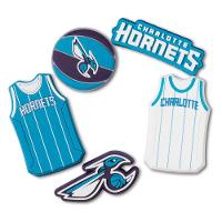 Jibbitz™ nba charlotte hornets pack 5 unico - 1