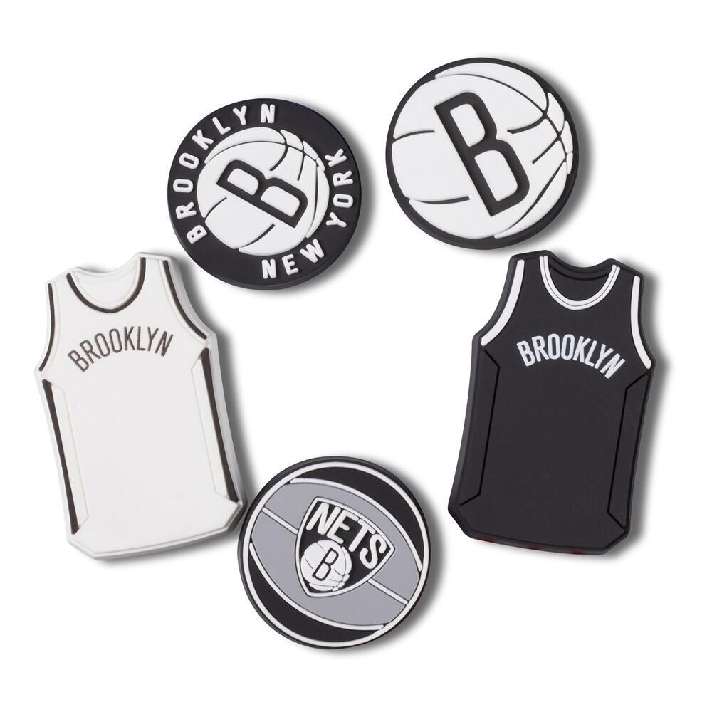 Jibbitz™ nba brooklyn nets pack 5 unico - 1