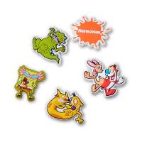 Jibbitz™ nickelodeon nostalgia pack com 5 unidades unico - 1