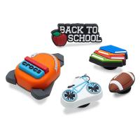 Jibbitz™ volta as aulas pack com 5 unico - 2