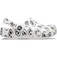 Sandália crocs classic skull print clog t white/black - 1