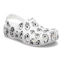 Sandália crocs classic skull print clog k white/black - 2