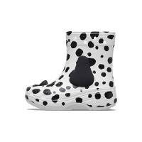 Bota crocs classic i am dalmatian t white/black - 3