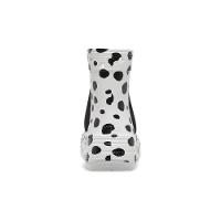 Bota crocs classic i am dalmatian t white/black - 8