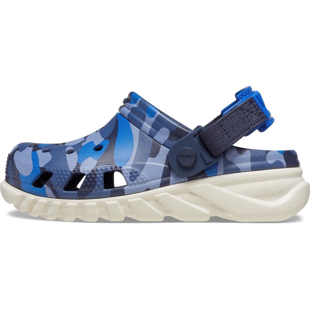 Sandália crocs duet max ii camo redux clog t navy/stucco - 3