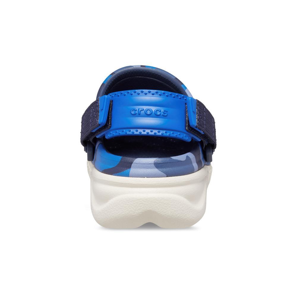 Sandália crocs duet max ii camo redux clog t navy/stucco - 7
