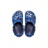 Sandália crocs duet max ii camo redux clog t navy/stucco - 9