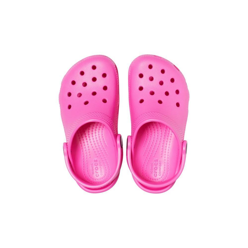 Sandália crocs classic clog infantil electric pink - 3
