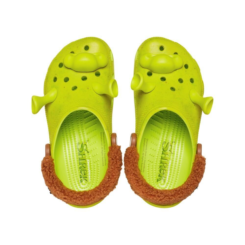 Sandália crocs shrek classic clog juvenil lime punch - 5
