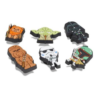 Jibbitz™ star wars personagens pack com 6 unidades unico