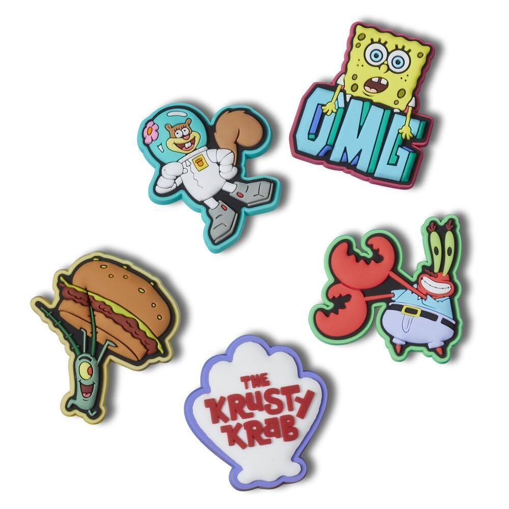 Jibbitz™ bob esponja pack com 5 unidades unico - 1