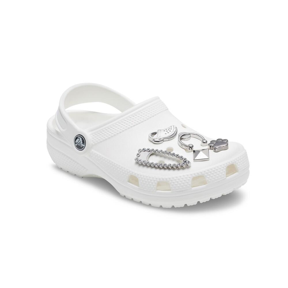 Jibbitz™ silver sport elevado pack com 5 unidades unico - 2