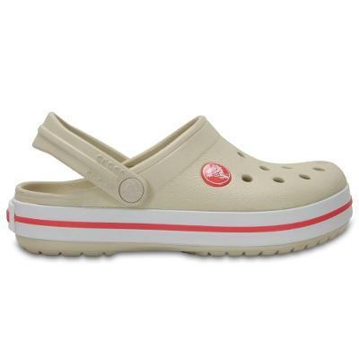 Sandália crocs crocband kids stucco/melon
