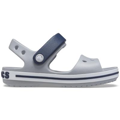 Sandália crocs crocband sandal kids light grey/navy