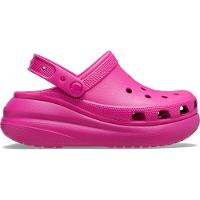 Sandália crocs classic crush platform clog fuchsia fun - 1