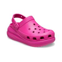 Sandália crocs classic crush platform clog fuchsia fun - 7