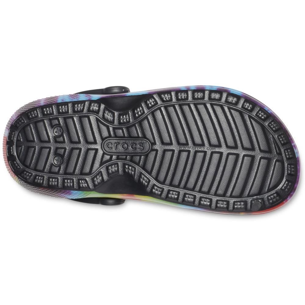 Sandália classic lined tie dye clog multi/black - 5