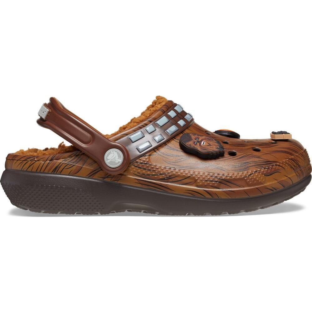 Sandália crocs star wars classic lined clog juvenil espresso - 1