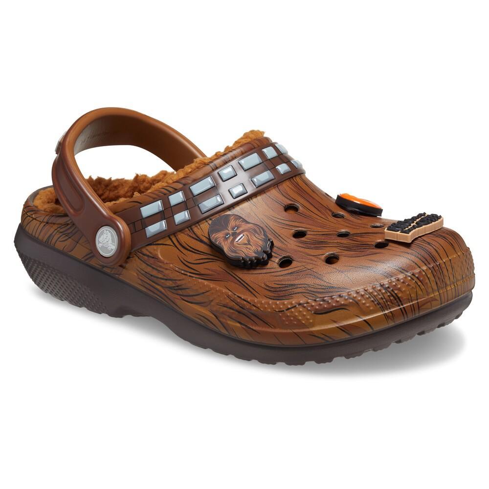 Sandália crocs star wars classic lined clog juvenil espresso - 2