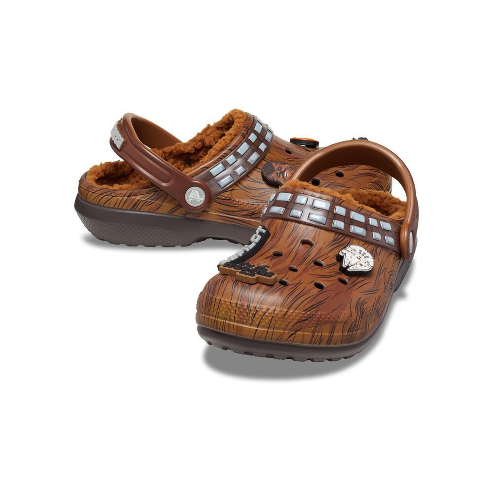 Sandália crocs star wars classic lined clog juvenil espresso - 4